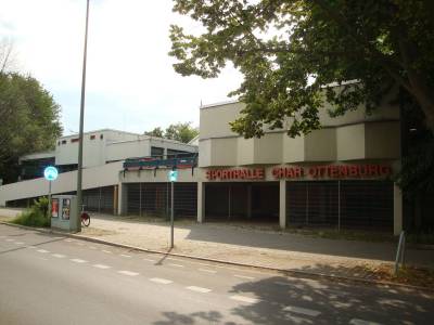 Smmering-Trainingshalle der BR Volleys